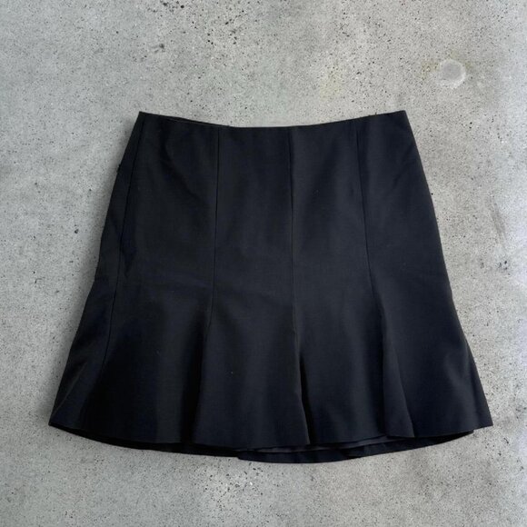 Vintage black wool mini skirt - Picture 2 of 5
